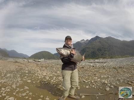 Fotos da pesca esportiva em Chaiten no Chile